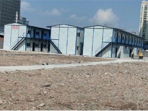 温州活动房建筑工地安装实例