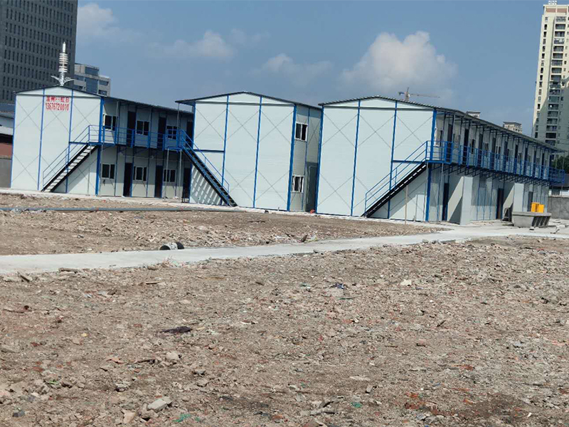 温州活动房建筑工地安装实例