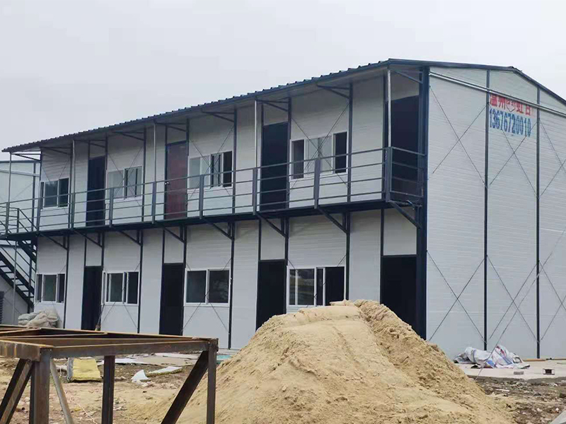 建筑工地双层移动板房